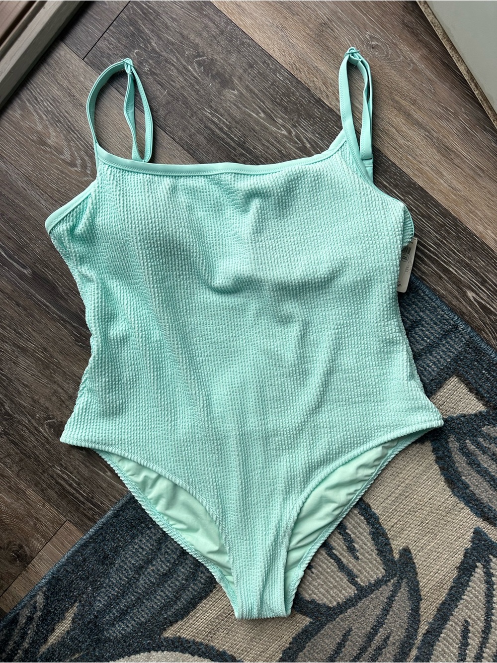 aerie Crinkle Scoop One Piece Swimsuit, Size XL